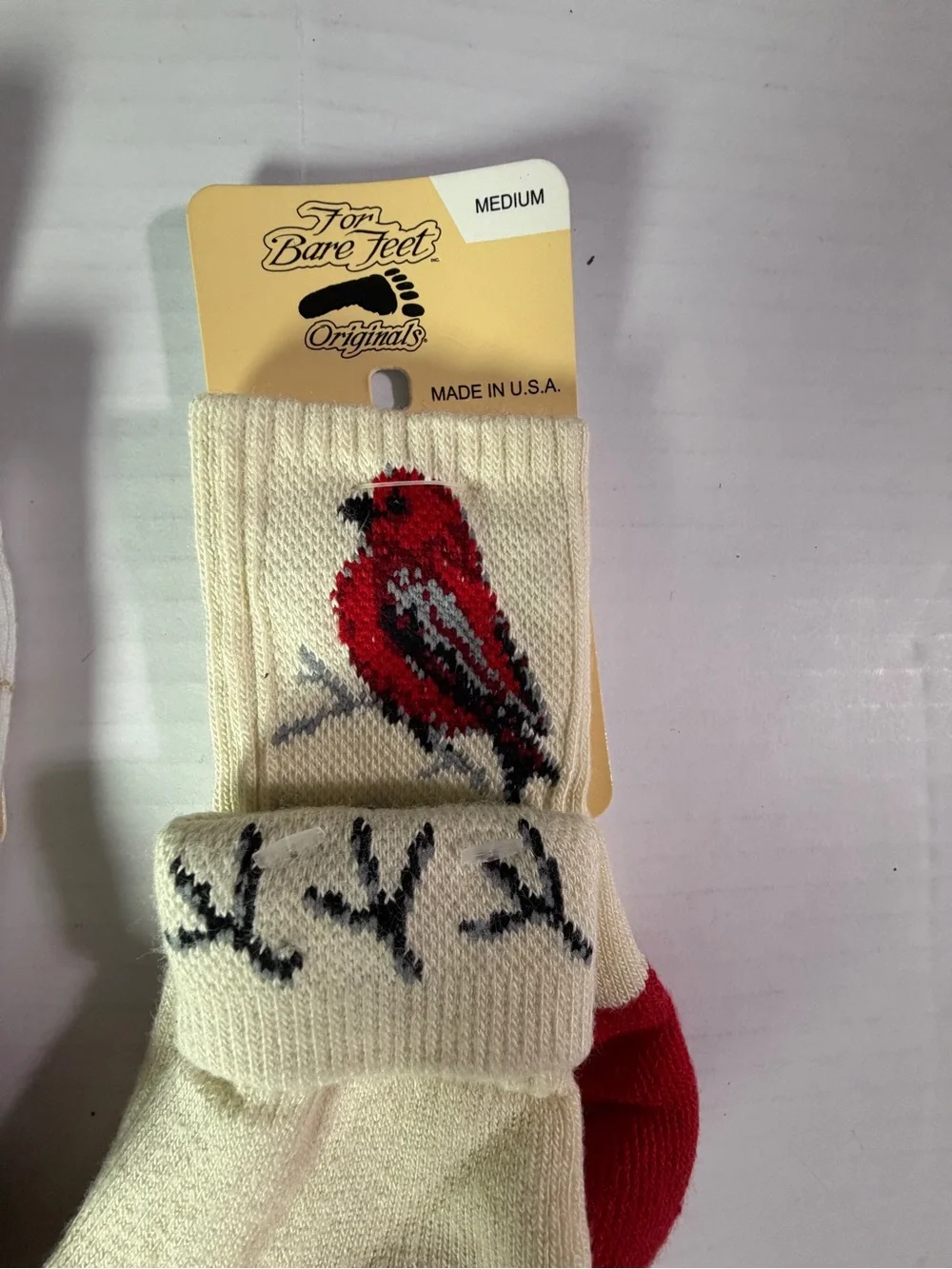 Assorted For Bare Feet women’s Socks with Bird & Leopard Patterns - Pack of 5